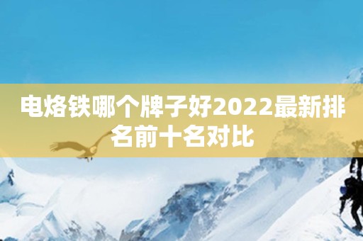电烙铁哪个牌子好2022最新排名前十名对比